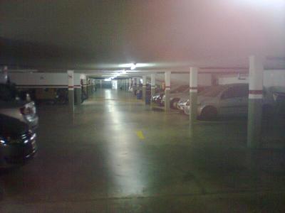 trabajo de pintura en cocheras ,edificio husares 2255 .por edministracion vielmi